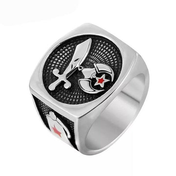 Best Gifts - 316l Stainless Steel Masonic Signet Rings for men - The Jewellery Supermarket